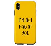 I'm Not Mad at You Funny Idea White Lie Party Carcasa para iPhone XS MAX