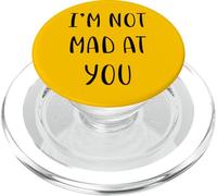I'm Not Mad at You Funny Idea White Lie Party PopSockets PopGrip para MagSafe