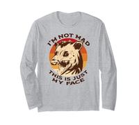 I'm Not Mad This IS Just MY Face Funny Zarigüeya Scream Meme Manga Larga