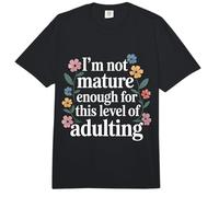 I'm Not Mature Enough For This Level of Adulting - Comfort Colors Adult Heavyweight T-Shirt