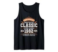 I'm Not Old I'm a Classic 1982 Legends were Born In 1982 Camiseta sin Mangas