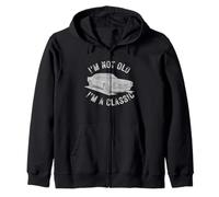 I'm Not Old I'm A Classic 70 Retro Car for Entusiasts Sudadera con Capucha