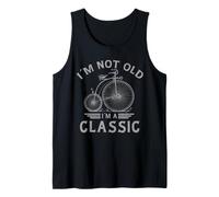 I'm Not Old I'm a Classic Penny Farthing Bicycle Día del Padre Camiseta sin Mangas