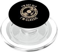 I'm Not Old I'm Classic Funny Vintage Style Vinyl Music PopSockets PopGrip para MagSafe