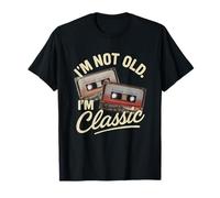 I'm Not Old I'm Classic Retro Cassette Tape Mix Design Camiseta