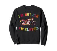 I'm Not Old I'm Classic Vintage Bike Graphic 60s 70s Hippie Sudadera