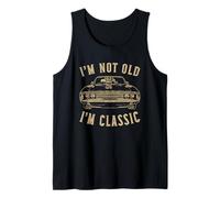 I'm not old I'm classic Vintage Muscle Car Funny Old Men Camiseta sin Mangas