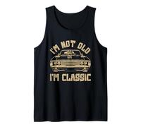 I'm not old I'm classic Vintage Muscle Car Funny Old Men Camiseta sin Mangas