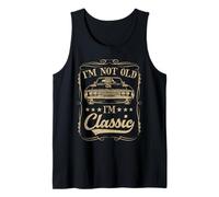I'm not old I'm classic Vintage Muscle Car Funny Old Men Camiseta sin Mangas
