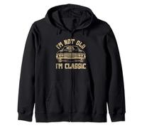 I'm not old I'm classic Vintage Muscle Car Funny Old Men Sudadera con Capucha
