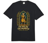 I'm Not Old I'm Medieval Cat Knight Funny Fantasy Medieval Comfort Colors Adult Heavyweight T-Shirt