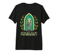 Im Not Old I'm Medieval Funny Frog Knight Fantasía Humor Camiseta Premium