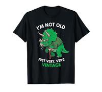 I'm Not Old Just Very Very Vintage Funny Triceratops Dino Camiseta