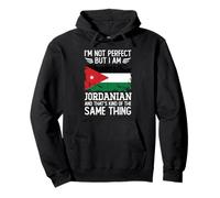I'm Not Perfect but I'm Jordanian Jordan Flag Sudadera con Capucha