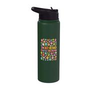I'm Not Retired I'm a Full Time Dog Mom Funny Dog Mom Stainless Steel Insulated Water Bottle