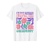 I'm Not Retired, I'm A Full Time Grammy Boho Flower Camiseta