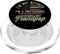 I'm Not Retired I'm A Professional Grandpop Funny Retirement PopSockets PopGrip para MagSafe