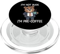 I'm Not Rude I'm Pre-Coffee PopSockets PopGrip para MagSafe