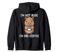 I'm Not Rude I'm Pre-Coffee Sudadera con Capucha