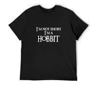 I'm Not Short I'm A Hobbit 3 Men's Tshirt Black L