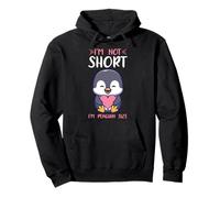 I'm Not Short I'm Penguin Size Funny Saying Sudadera con Capucha