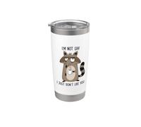 I'm Not Shy I Just Don't Like You Vaso térmico de acero inoxidable de doble pared