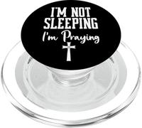 Im Not Sleeping Im Praying Shh Pastor Appreciation Christian PopSockets PopGrip para MagSafe