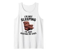 I'm Not Sleeping I'm Resting My Eyes Humor Hombre Abuelo Camiseta sin Mangas