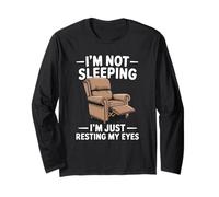 I'm Not Sleeping I'm Resting My Eyes Humor Hombre Abuelo Manga Larga
