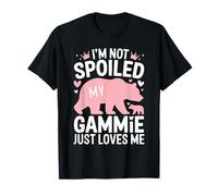 I'm Not Spoiled Baby Bear My Gammie Just Loves Me Team Girls Camiseta