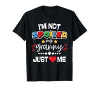 I'm Not Spoiled My Granny Just Loves Me Videojuego Niños Camiseta