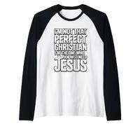 I'm Not That Christian Camiseta Manga Raglan