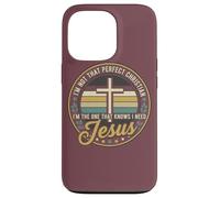 I'm Not That Christian I Need Jesus Retro Cross Carcasa para iPhone 13 Pro