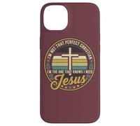 I'm Not That Christian I Need Jesus Retro Cross Carcasa para iPhone 14 Plus