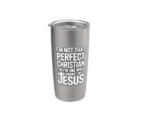I'm Not That Perfect Christian I'm The One Who Knows Vaso térmico de acero inoxidable de doble pared