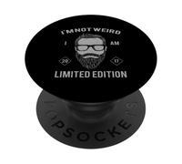 Im Not Weird I Am Edición Limitada 2017 Barbudo Hipster PopSockets PopGrip Adhesivo