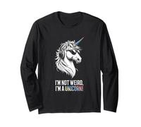 I'm Not Weird, I'm A Unicorn Funny Diching, Music Lover Manga Larga
