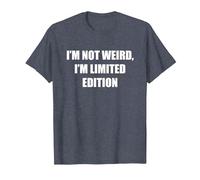 I'm Not Weird, I'm Edición Limitada Camiseta, Hombre, Azul Jaspeado, M