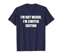 I'm Not Weird, I'm Edición Limitada Camiseta, Hombre, Azul Marino, 4XL