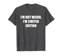 I'm Not Weird, I'm Edición Limitada Camiseta, Hombre, Jaspeado Oscuro, L