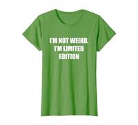 I'm Not Weird, I'm Edición Limitada Camiseta, Mujer, Hierba, XS
