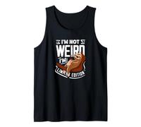 I'm Not Weird I'm Edición Limitada Funny Sloth Camiseta sin Mangas