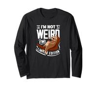 I'm Not Weird I'm Edición Limitada Funny Sloth Manga Larga