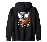 I'm Not Weird I'm Edición Limitada Funny Sloth Sudadera con Capucha