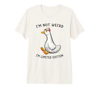 I'm Not Weird I'm Limited Edition Funny Silly Goose Meme Camiseta Premium
