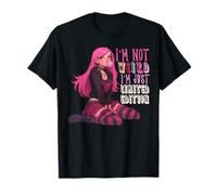 I'm Not Weird Just Limited Edition Cute Anime Girl Aesthetic Camiseta