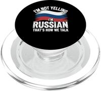 I'm Not Yelling I'm Russian That's How We Talk PopSockets PopGrip para MagSafe