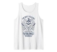 Im Not Yelling This Is My Viking Voice North Myth Vikings Camiseta sin Mangas