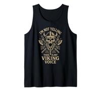 Im Not Yelling This Is My Viking Voice North Myth Vikings Camiseta sin Mangas