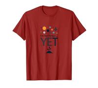 Im Not Yet The Power of Yet - Cita Motivacional Camiseta, Hombre, Arándano, S